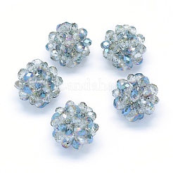 Стеклянная бусина GLAA-G057-01