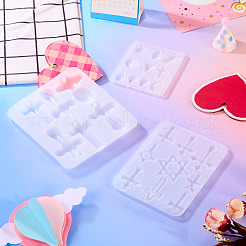 3шт 3 стиля подвески силиконовые Молды для самостоятельного изготовления&nbsp;DIY-TA0012-23