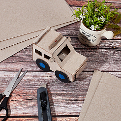 6 шт. прямоугольной крафт-бумаги DIY-PH0008-35