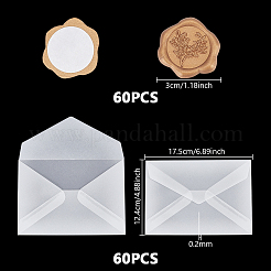 60 Stück mattierte&nbsp;AJEW-GA0010-25