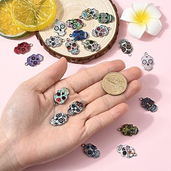 20шт 20 цвета сплава эмалевые подвески&nbsp;FIND-YW0007-96