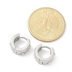 Серьги-кольца из нержавеющей стали 304 для женщин EJEW-C096-64P