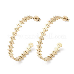 Orecchini a bottone in acciaio inossidabile 304&nbsp;EJEW-Z089-35G