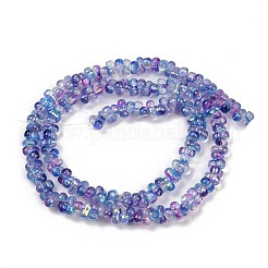 Стеклянные бусины с гальваническим покрытием  LAMP-S070-12A