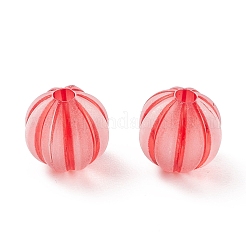 Матовые прозрачные акриловые бусины&nbsp;X-FACR-E001-01