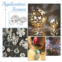 Круглые алюминиевые листы&nbsp;LS-AJEW-WH0695-047P-A