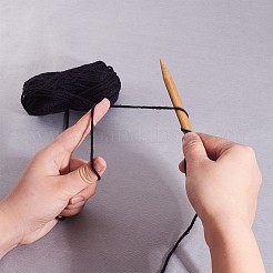 Karbonisieren Bambus Stricknadeln gesetzt&nbsp;TOOL-WH0016-16
