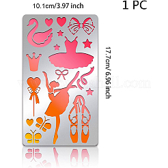 Трафареты для штампов из нержавеющей стали DIY-WH0242-235