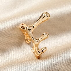 Элегантные геометрические вырезанные кольца-манжеты из сплава с эффектом вращения жидкости YM2798-1