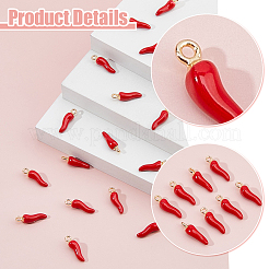 40 шт. Подвески из сплава с эмалью&nbsp;ENAM-FH0001-88