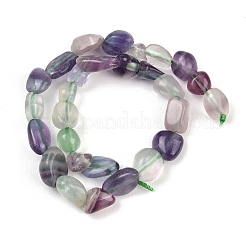 Природного флюорита бисер нитей&nbsp;G-K395-B07-01