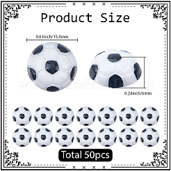 Кабошоны из непрозрачной смолы&nbsp;RESI-SC0036-54