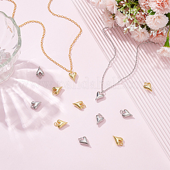 12шт 2 цвета латунные подвески&nbsp;KK-ME0002-18