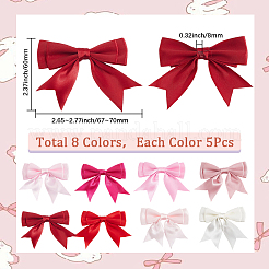 40 шт. 8-х цветные аксессуары для костюмов из полиэстера ручной работы&nbsp;DIY-SP0004-84