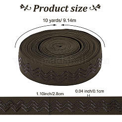 Ceinture élastique tricotée antidérapante en silicone et polyester de 10 mètre&nbsp;EC-WR0001-01
