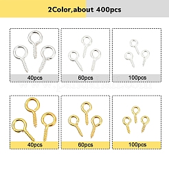 400 шт. Железный винт с ушком IFIN-YW0001-26