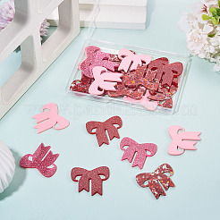 24 шт. 4-х цветные акриловые блестки для бокалов вина&nbsp;OACR-TA0004-17