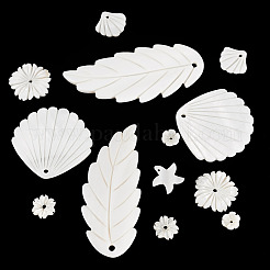 14шт 7 стиля подвески из натуральных пресноводных ракушек SHEL-TA0001-24