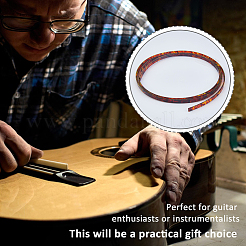 3 шт. 3-цветная имитация АБС-пластика для окантовки гитары FIND-FH0009-82