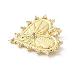 Латунные микро проложить кубического циркония подвески&nbsp;X-KK-P294-15G