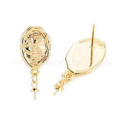 Медные серьги с гвоздиками&nbsp;KK-N233-185