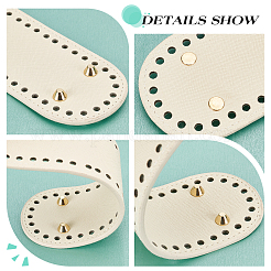 4 fond de sac ovale en cuir PU 4 couleurs&nbsp;FIND-PH0004-60