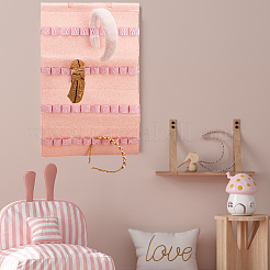 Войлочный подвесной органайзер для волос с когтями для женщин и девочек AJEW-WH0534-05B