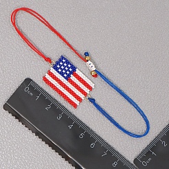 Браслет Миюки с плетением из бисера BJEW-P269-29E