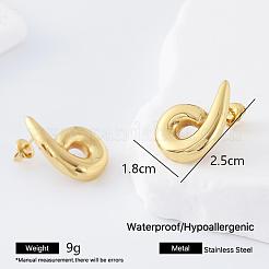 Pendientes de acero inoxidable 304 para mujer&nbsp;UJ1419