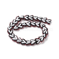 Сердце ручной работы лэмпворк бусы нити LAMP-G150-01I