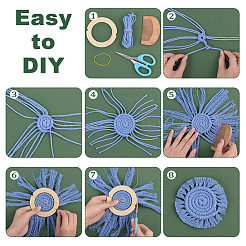 2 шт. деревянная пластина для намотки ниток DIY-WH0888-026