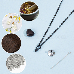 Collier de cendres d’urne en acier inoxydable&nbsp;NJEW-CN0001-03B