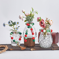 9 стиль окрашенные натуральные деревянные европейские бусины&nbsp;WOOD-SP0001-14