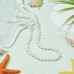 1 нить бусин из натурального культивированного пресноводного жемчуга PEAR-HY0001-13