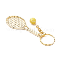 Теннисный брелок из акрила из нержавеющей стали 304&nbsp;KEYC-JKC01218