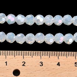 Ständer aus imitierten Jade-Glasperlen&nbsp;LS-EGLA-A035-J6mm-B06