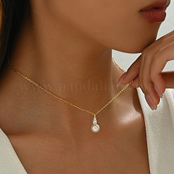 Элегантное серебряное ожерелье из одной бусины во французском стиле для ежедневного ношения у женщин GL9830