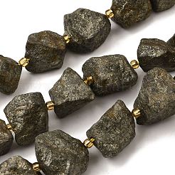 Нити бусин из необработанного натурального пирита G-Z087-B17