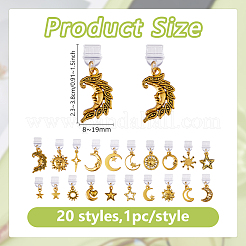 20шт пластиковые мобильные пылезащитные заглушки&nbsp;HJEW-WH00135