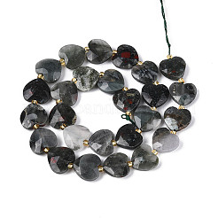 Природные африканские гелиотроп бисер пряди&nbsp;G-P592-B07-01