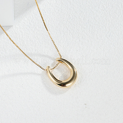 Классические латунные подвески-подковы&nbsp;LK4242