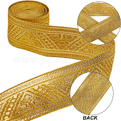 4.6~5 ярд полиэфирной жаккардовой ленты в этническом стиле для шитья украшений&nbsp;OCOR-GF0003-96C