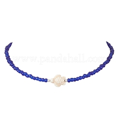 9 шт. 9 варианта ожерелья из искусственной бирюзы в виде морской черепахи с бусинами из стекла для женщин&nbsp;NJEW-JN05930