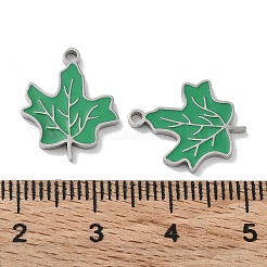 Подвески из нержавеющей стали 304 с эмалью&nbsp;LS-STAS-P339-15P-01