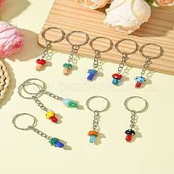 10шт брелок-подвеска в виде гриба лэмпворк KEYC-FS00021