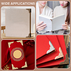 125 шт. 5-х цветный железный треугольный защитный уголок FIND-WR0012-30