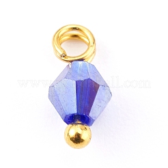 Стеклянные граненые бусины ручной работы&nbsp;X1-PALLOY-JF00636