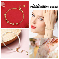 10 шт. 925 удлинителя для цепей панцирного плетения из стерлингового серебра STER-BBC0007-94A