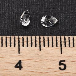 Facettierte natürliche weiße Topas-Cabochons&nbsp;G-I295-05C-15A-10