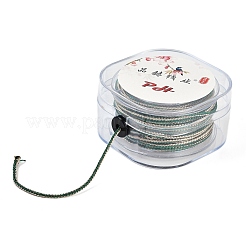 10 ярд круглых плетеных нейлоновых ниток NWIR-G019-02H